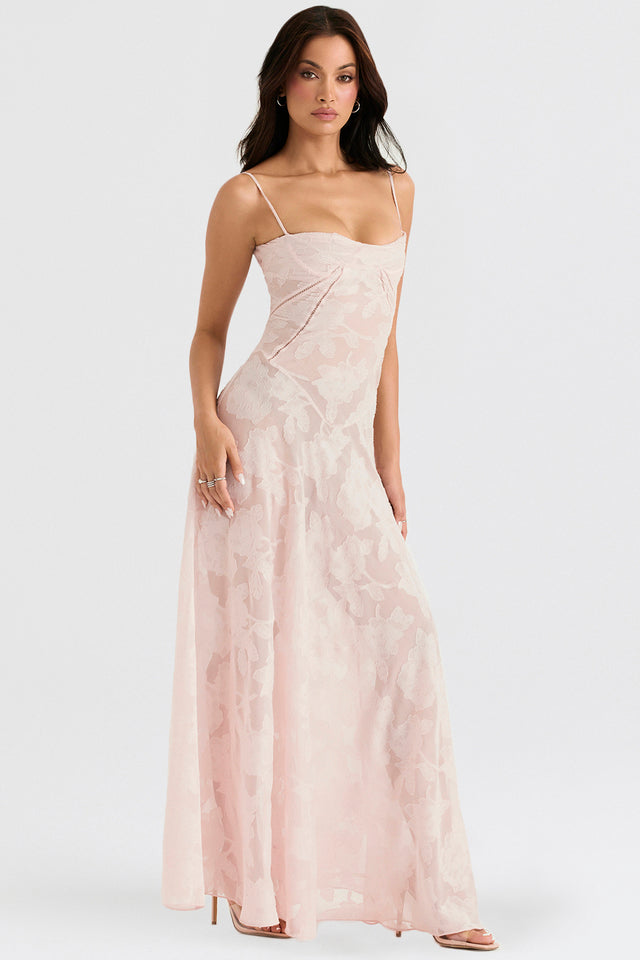 Sofia | Elegant Women's Floral Wedding Guest Maxi Dress