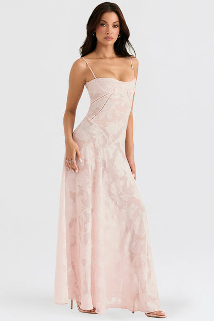 Sofia | Elegant Women's Floral Wedding Guest Maxi Dress