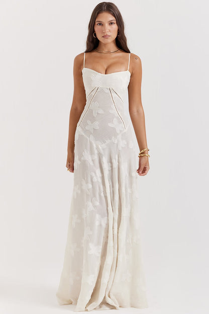 Sofia | Elegant Women's Floral Wedding Guest Maxi Dress