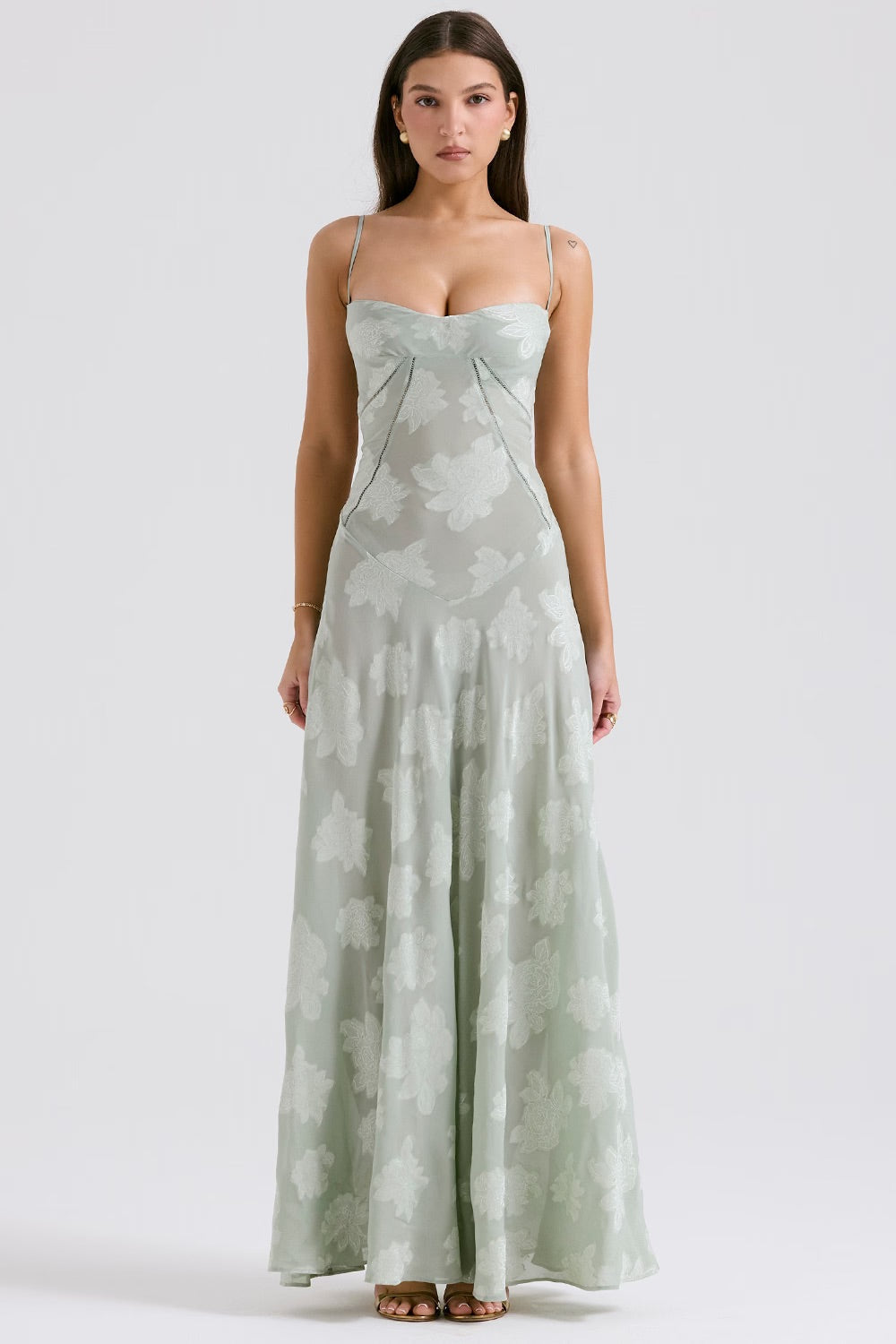 Sofia | Elegant Women's Floral Wedding Guest Maxi Dress