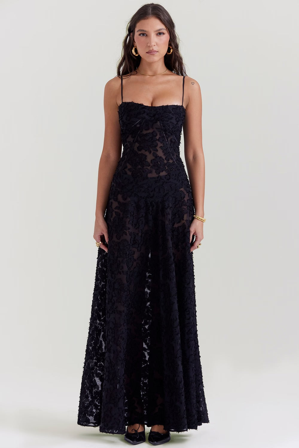 Sofia | Elegant Women's Floral Wedding Guest Maxi Dress
