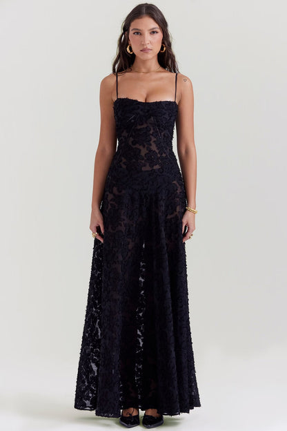 Sofia | Elegant Women's Floral Wedding Guest Maxi Dress