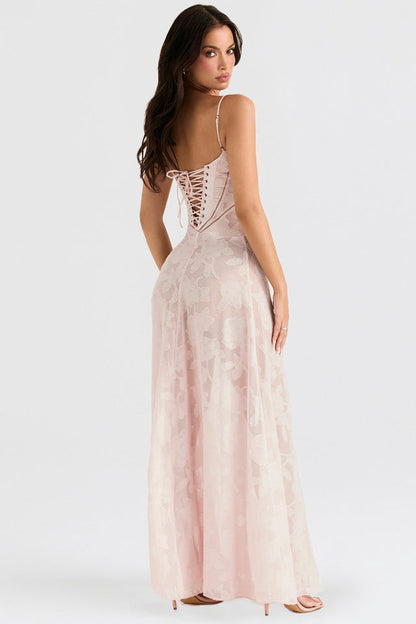Sofia | Elegant Women's Floral Wedding Guest Maxi Dress