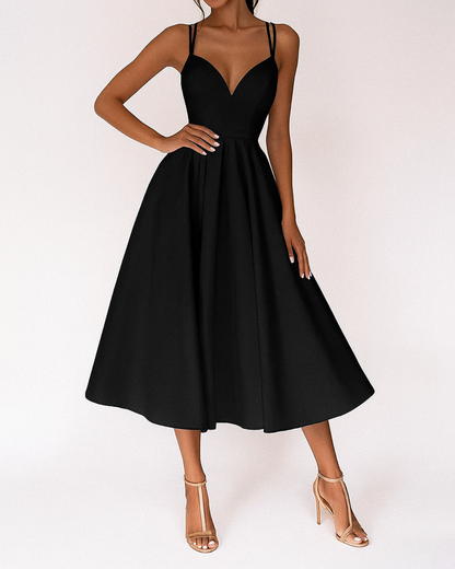 Sophia | Women's Wedding Guest A-Line Midi Dress