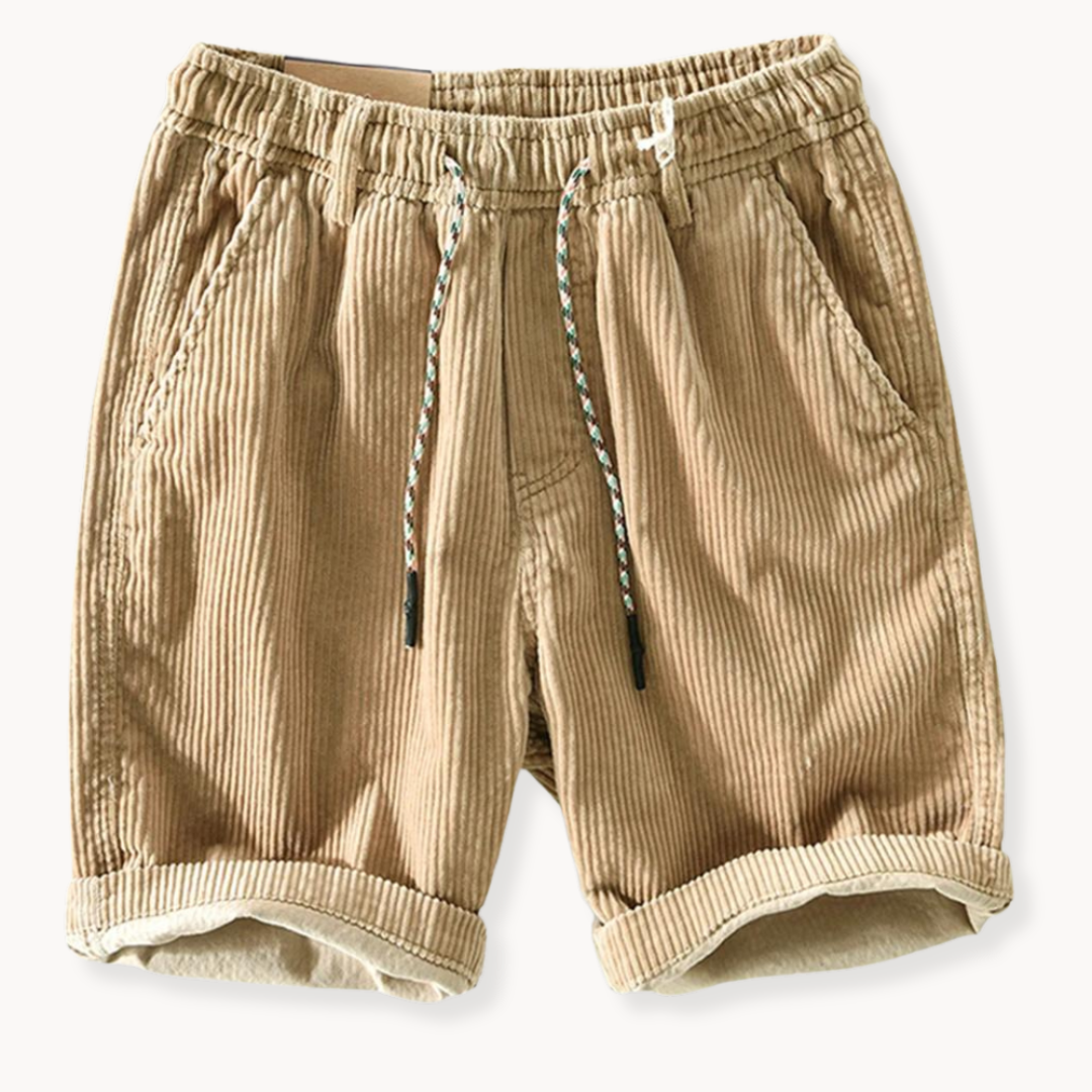 Stellan | Relaxed Men's Adjustable Cord Shorts