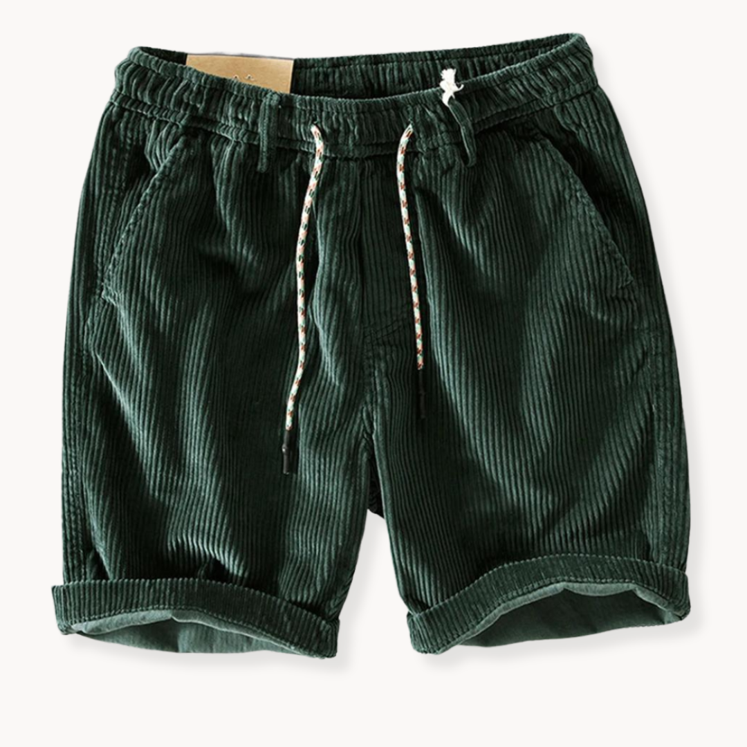 Stellan | Relaxed Men's Adjustable Cord Shorts