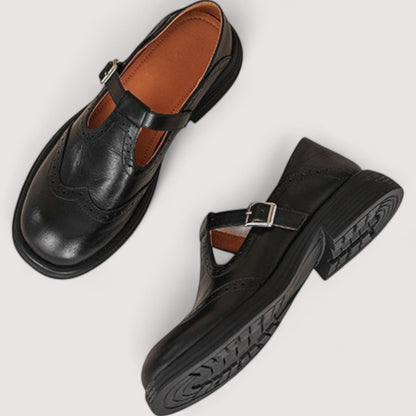Ulrika | Women Leather Mary Jane Shoes Elegant