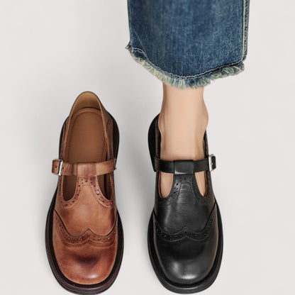 Ulrika | Women Leather Mary Jane Shoes Elegant